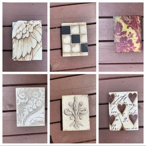 Lot of 6 retired Sid Dickens tiles